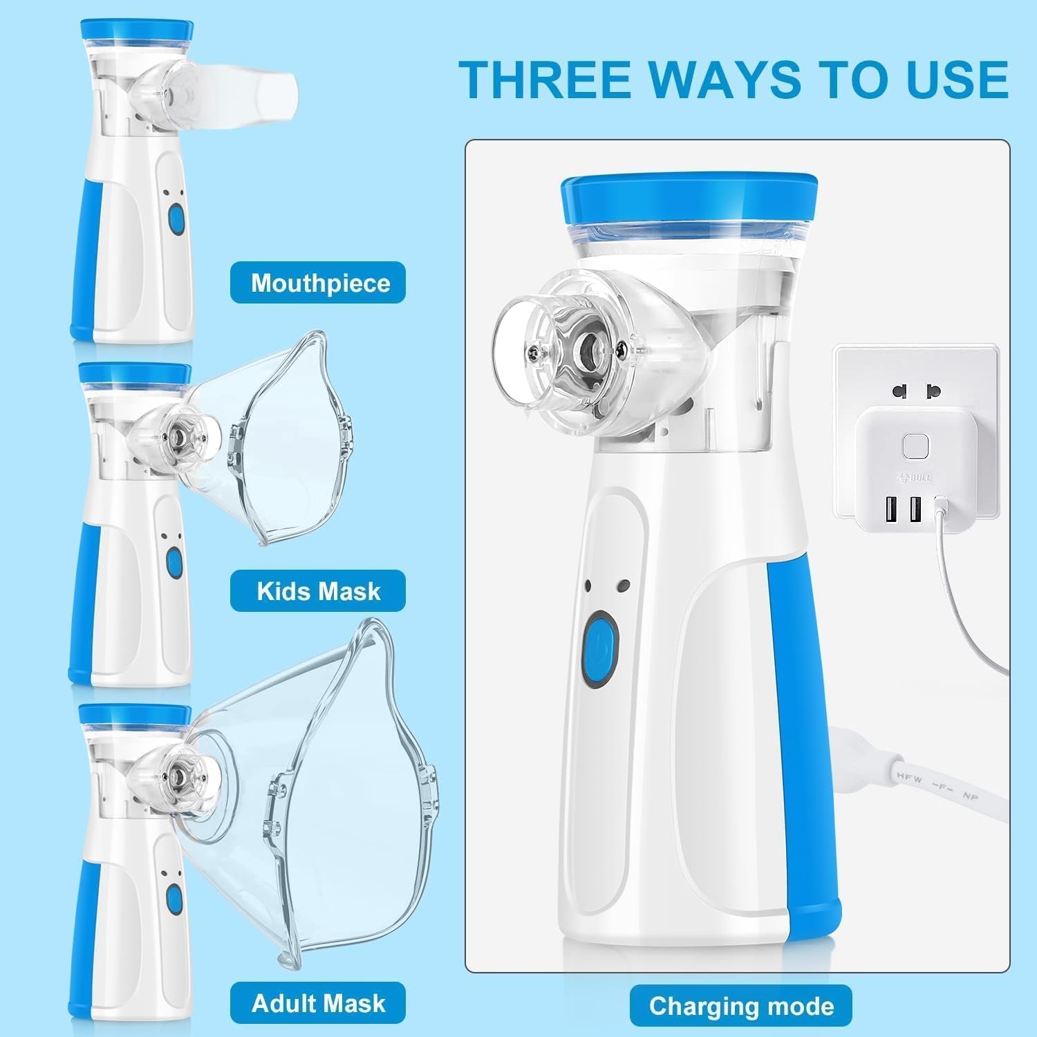 Portable Handheld Nebulizer Machine | USB Rechargeable | For Kids & Adults