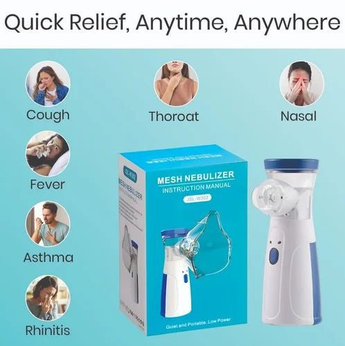 Portable Handheld Nebulizer Machine | USB Rechargeable | For Kids & Adults