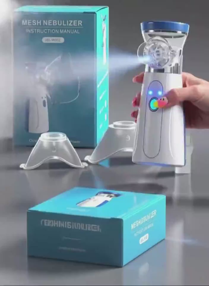 Portable Handheld Nebulizer Machine | USB Rechargeable | For Kids & Adults